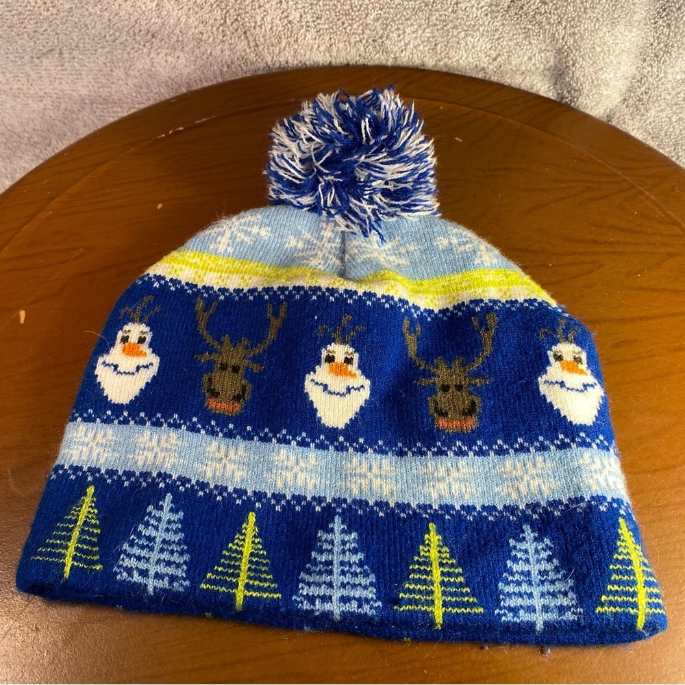 Disney Frozen Childs Hat Blue